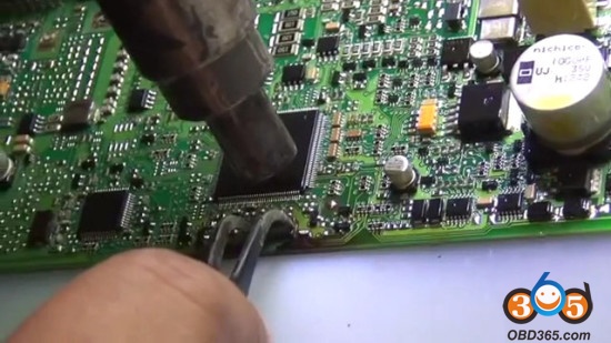 Solder the final component