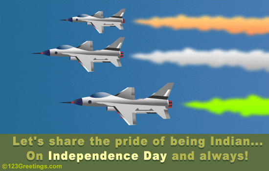 Happy Independence Day - 15 August IMAGES, GIF, ANIMATED GIF, WALLPAPER, STICKER FOR WHATSAPP & FACEBOOK