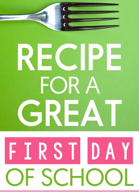 Ready to "cook up" a great first day of school? Check out this easy recipe filled with ideas and activities for back to school!
