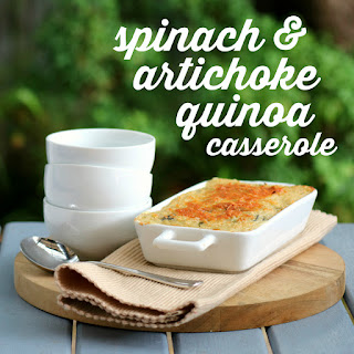 Healthy Spinach and Artichoke Quinoa Casserole Recipe 