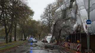 storm winds hit central Europe