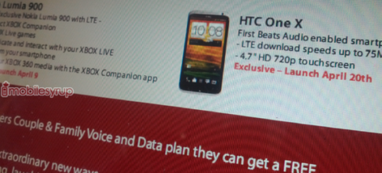leak: release date for htc one x on rogers is april 20