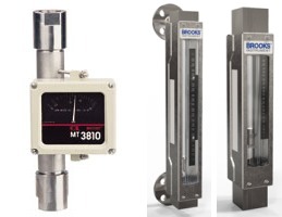 Industrial process variable area flow meters rotameters