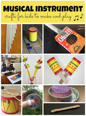 ideas for musical instrument crafts that kids can make