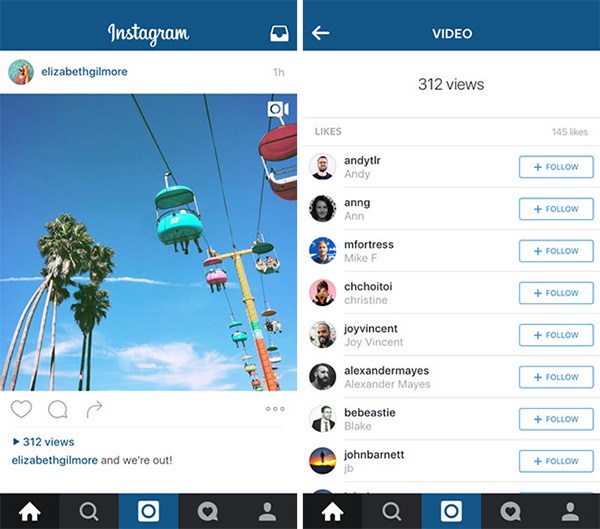 Instagram: Πρόσθεσε view counter στα videos