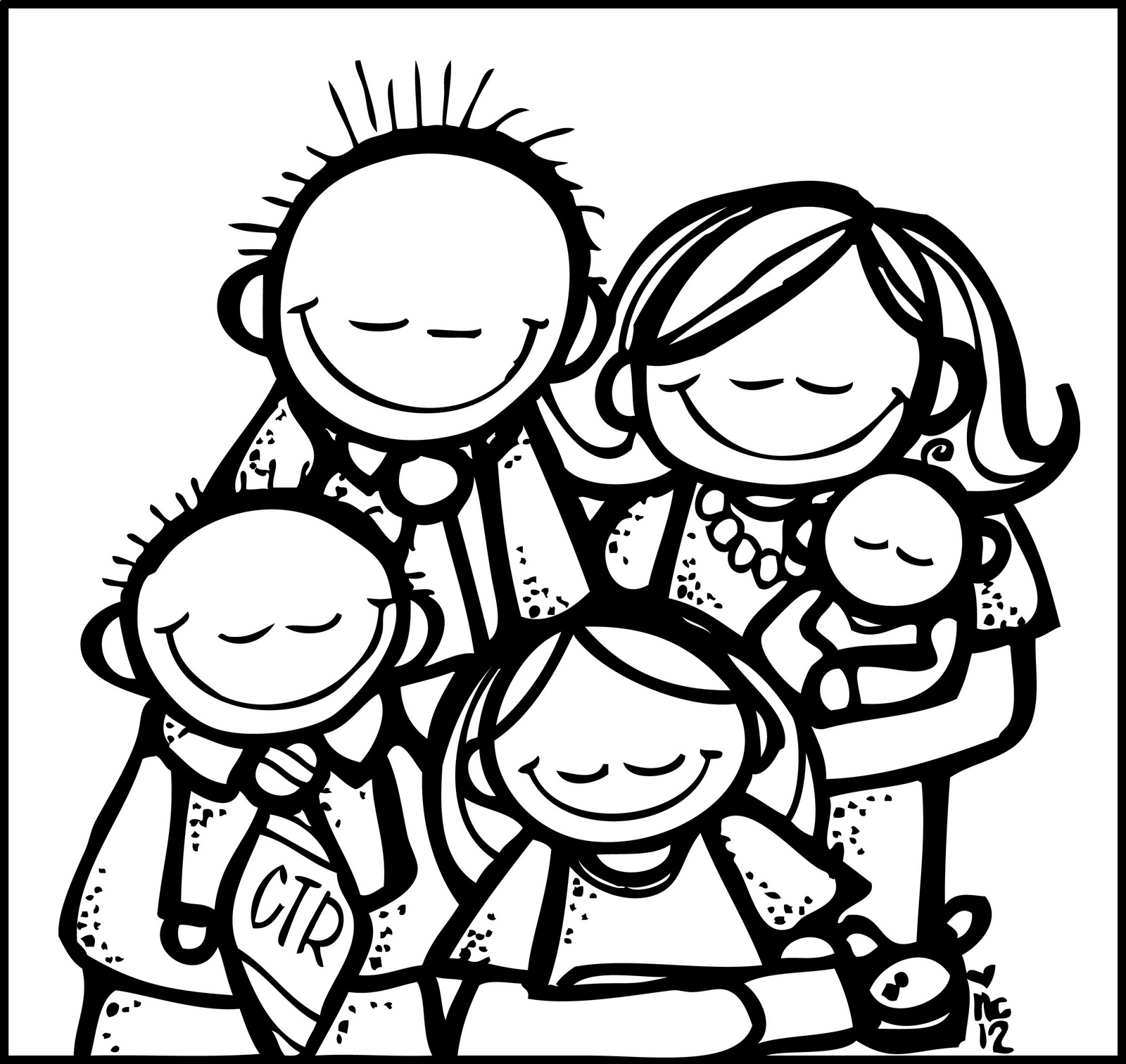 clipart of family praying together - photo #47