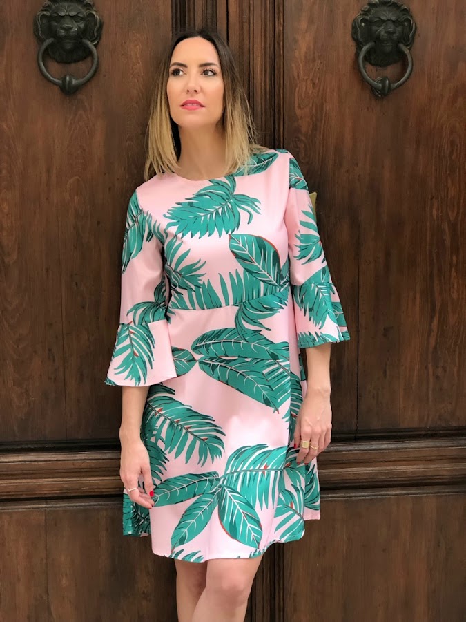 Fitness And Chicness-Leaf Print Dresses La Familia-8