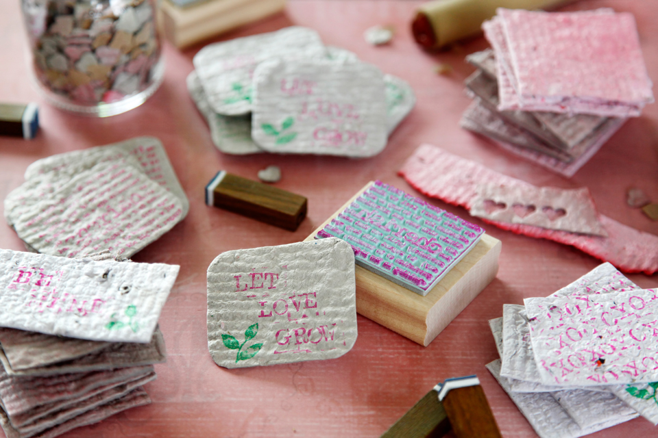 Creativity Unmasked: DIY Plantable Seed Paper for Valentine's Day (or