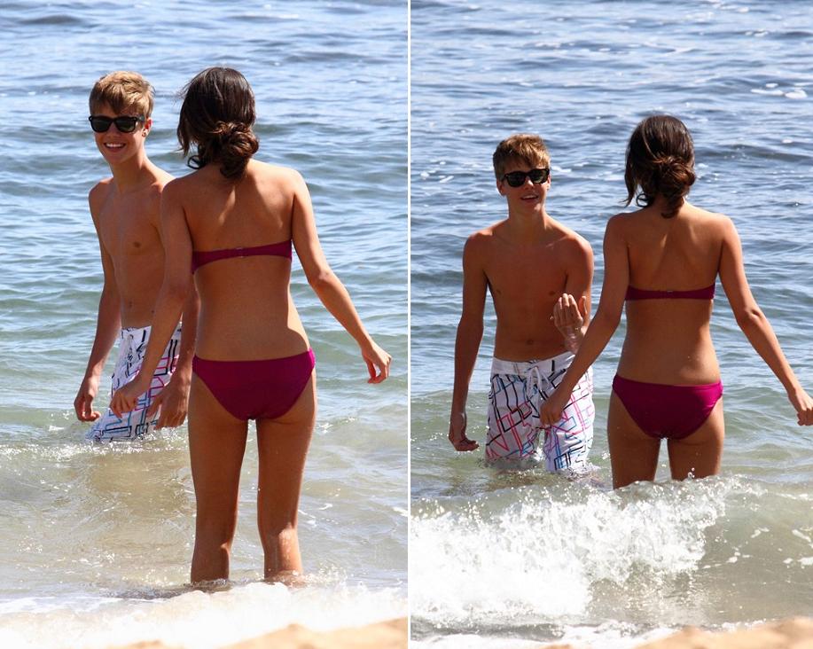 justin bieber and selena gomez at the beach may 2011. Justin Bieber amp; Selena Gomez