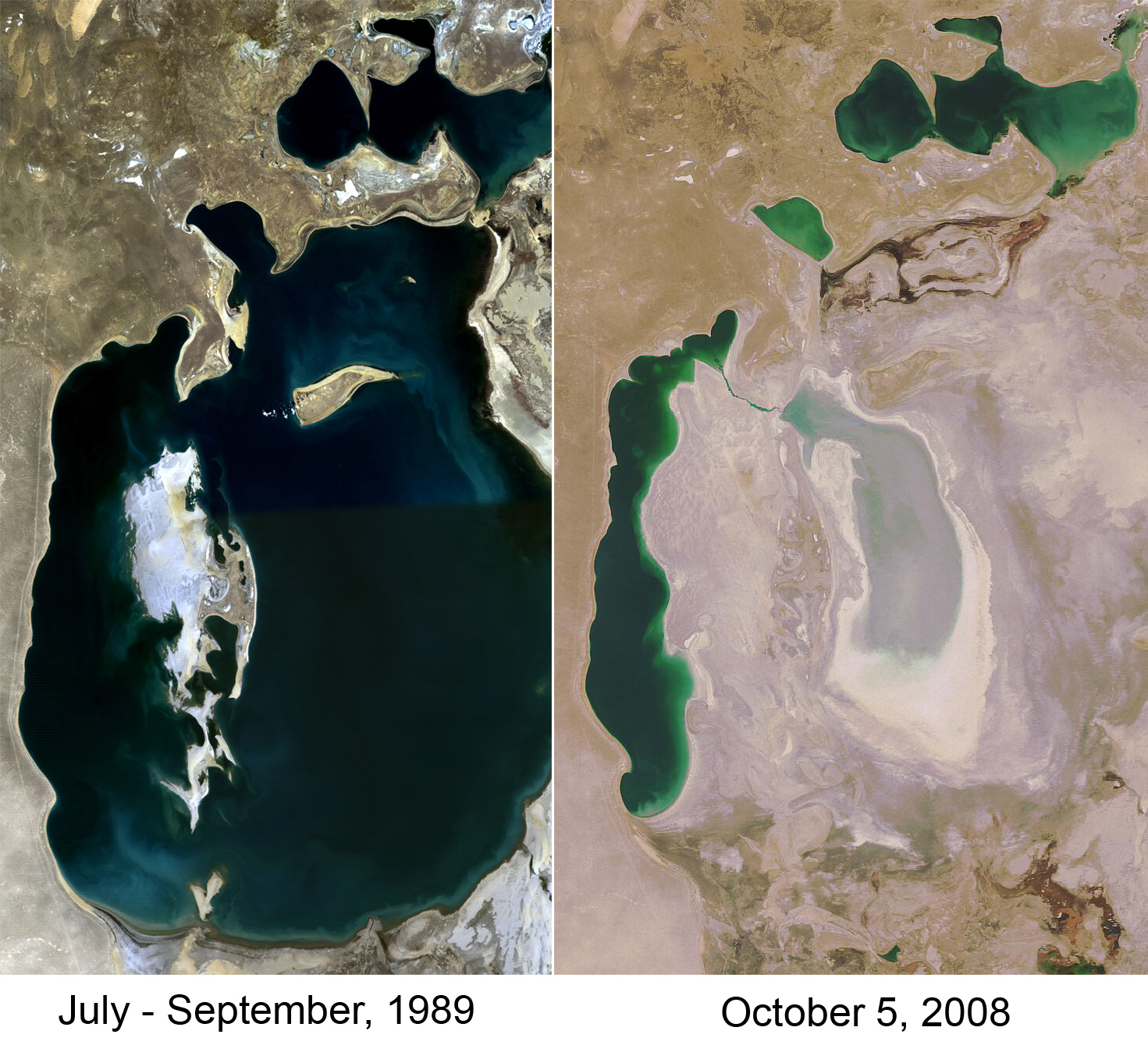 Deserts and Environmental Change Desiccation of The Aral Sea