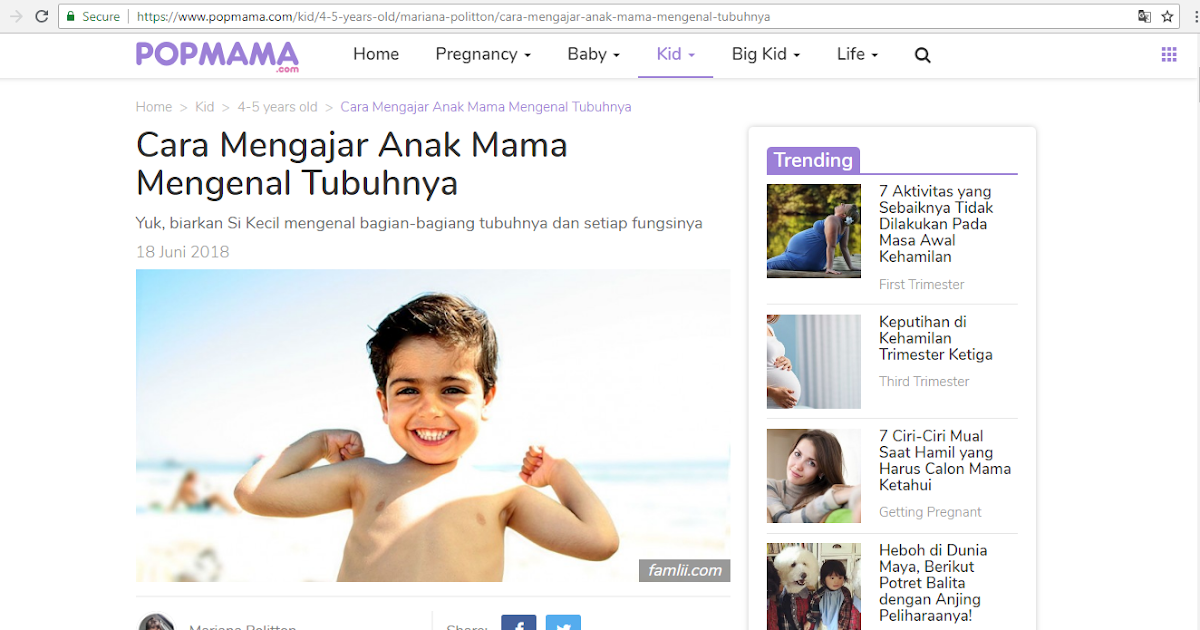 Popmama.com Website Parenting Terbaik Untuk Millenial Mama Indonesia 