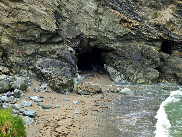 Merlin's Cave, Tintagel, Cornwall