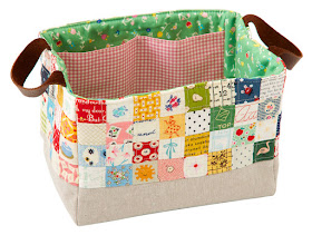 Stash & Carry Basket by Heidi Staples of Fabric Mutt for Quilts & More Magazine