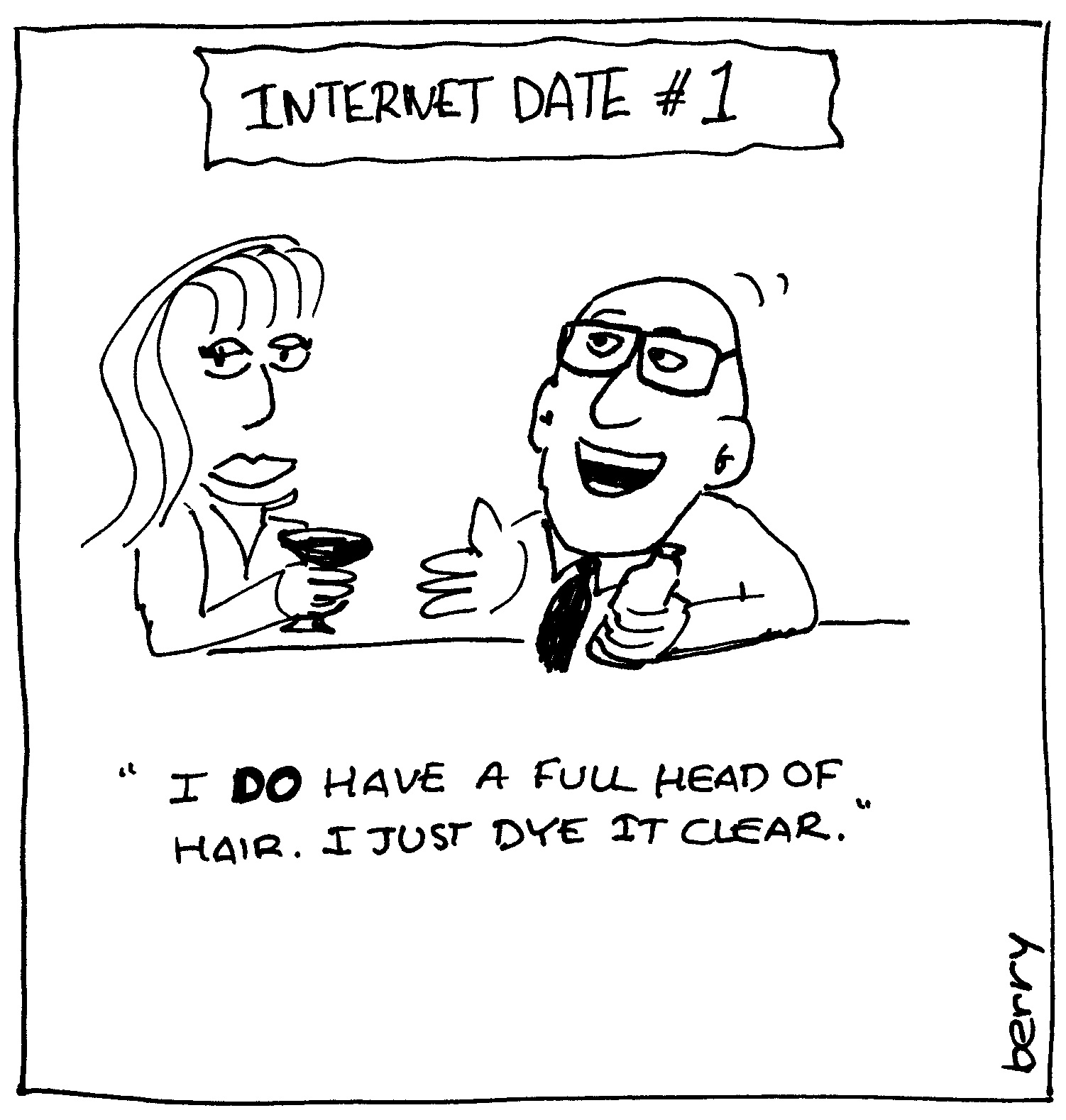 berry cartoons: internet dating cartoon