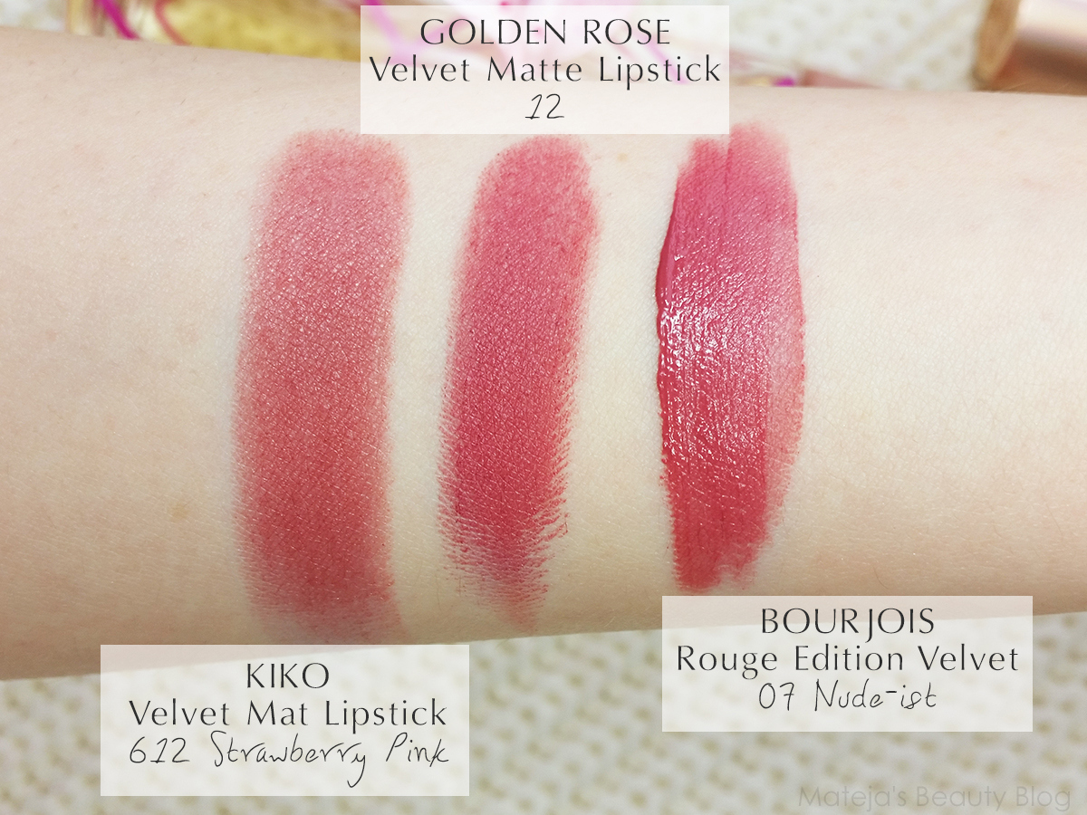 Golden Rose Velvet Matte Lipstick 12 Mateja S Beauty Blog