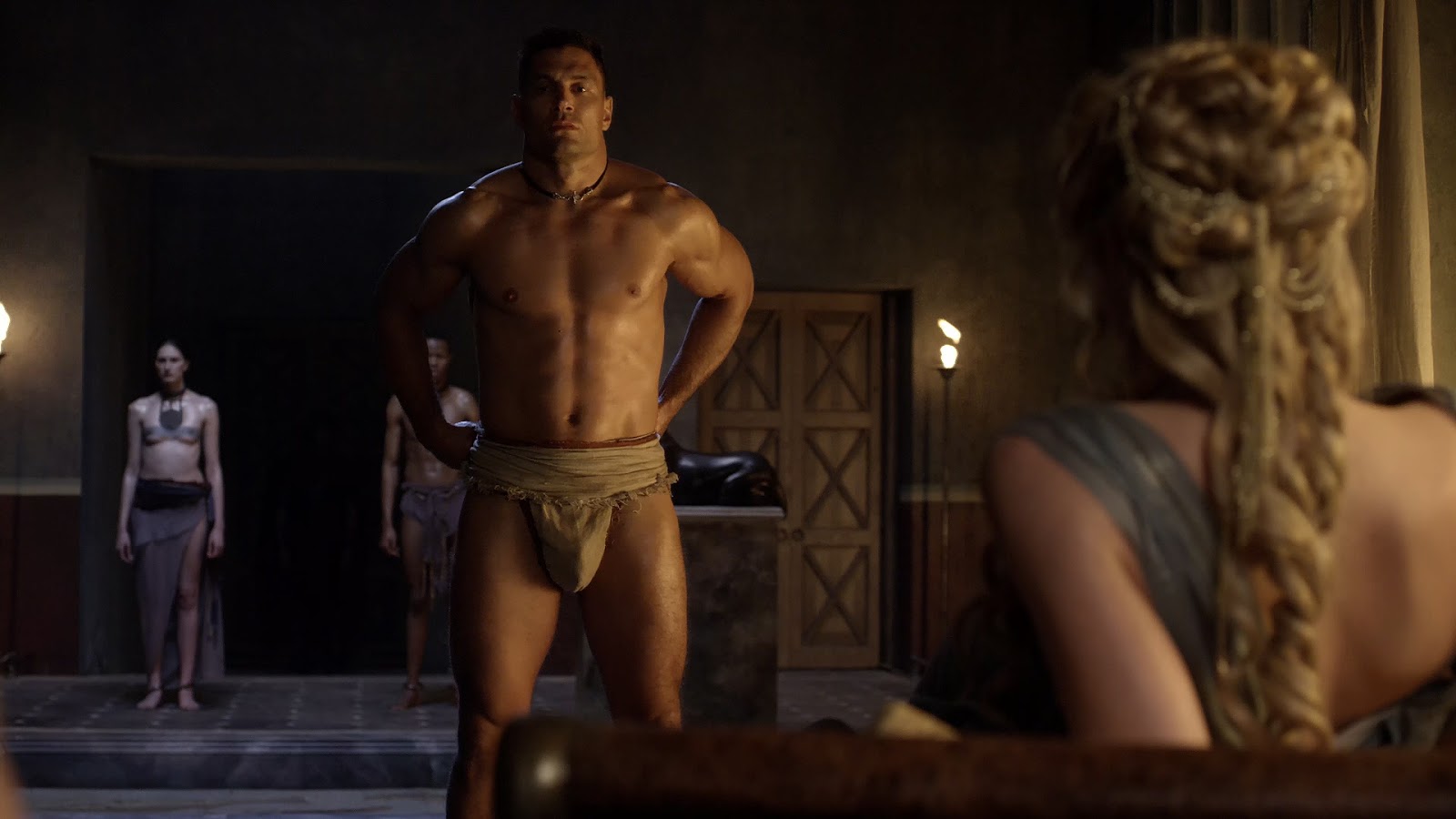 Manu Bennett - Spartacus Blood and Sand (S01E05 - Shadow Games, 2010) .