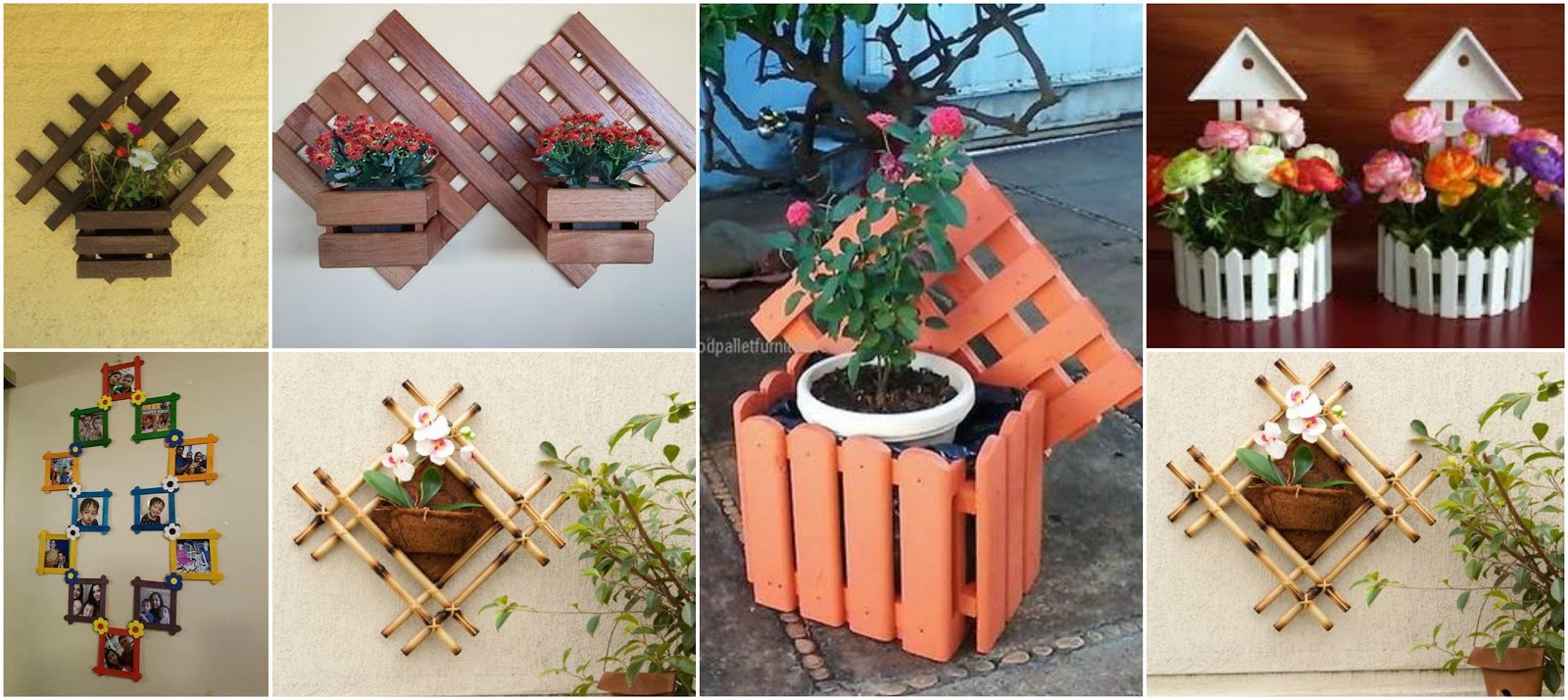 8 Hermosos adornos para tu hogar usando piezas de madera ~ Solountip.com
