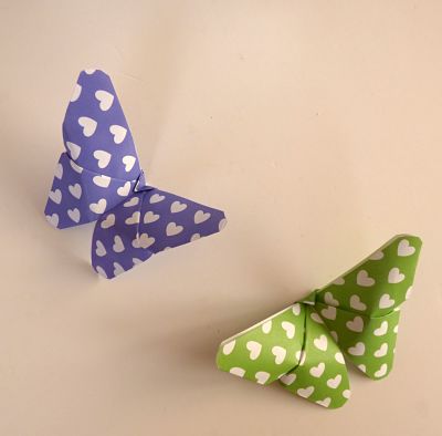mariposa de origami