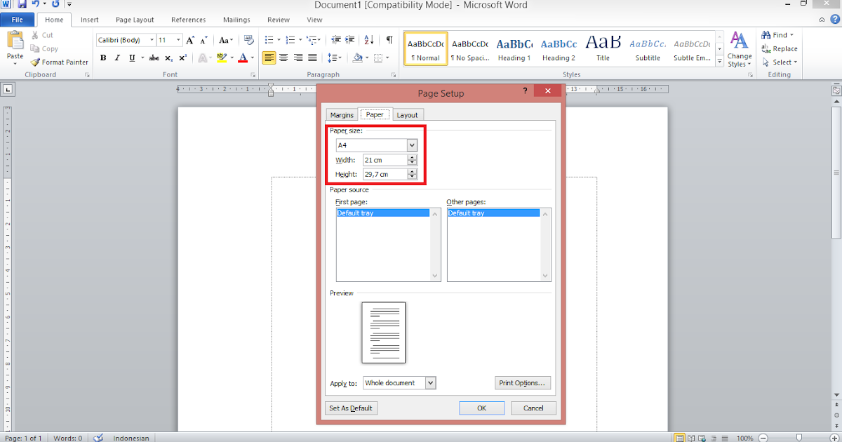 Ukuran Margin Makalah Pada Umumnya Perodua p