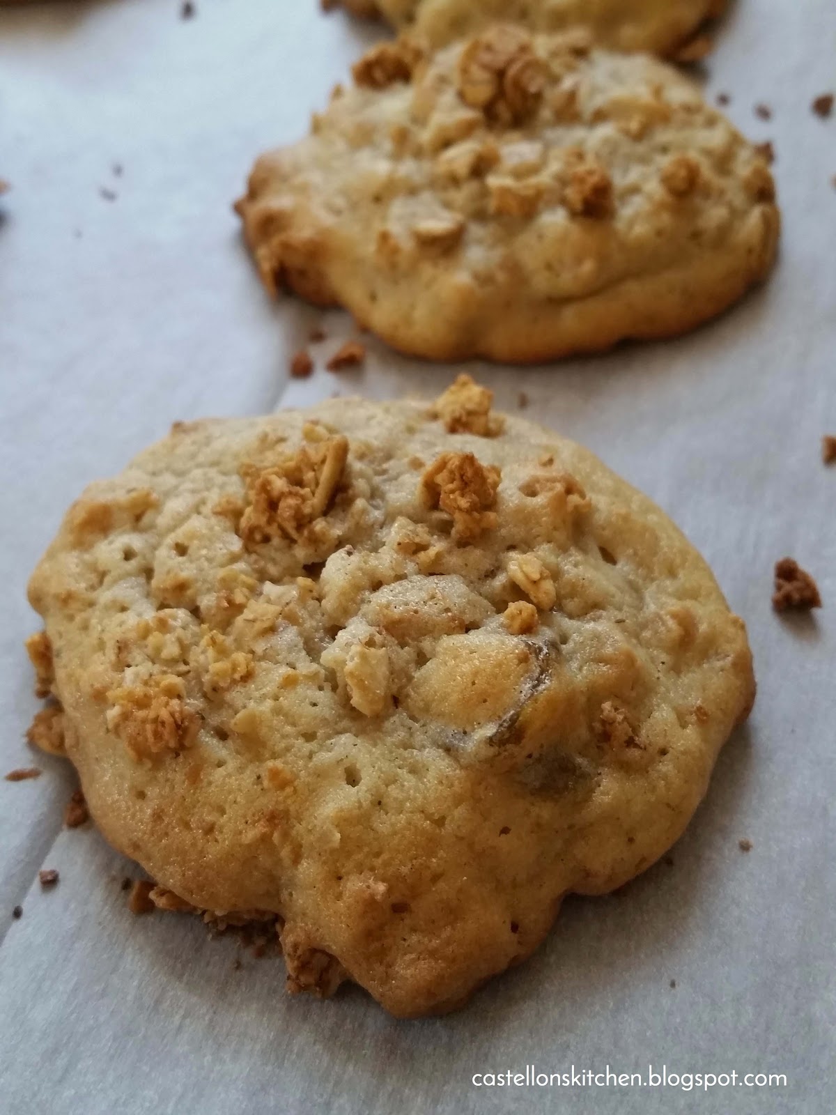 Castellon's Kitchen Sour Cream Granola Cookies