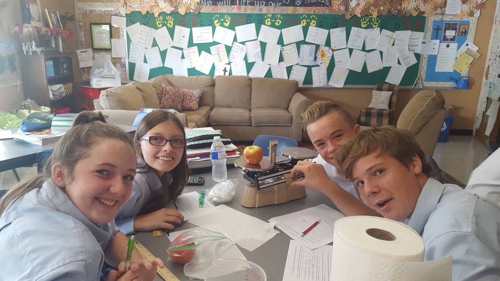 Ms. McAuliff's Math and Science Classes An apple a day!!! Chemistry