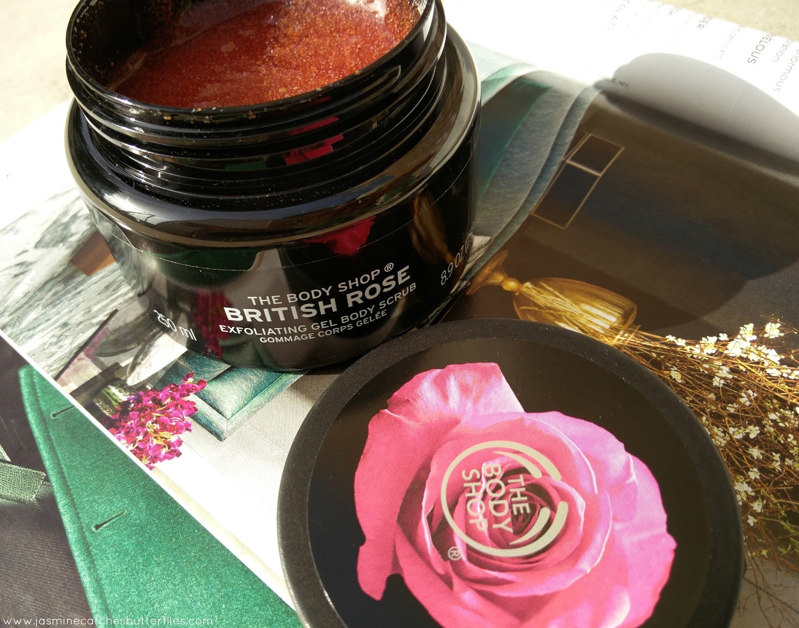 The Body Shop British Rose Exfoliating Gel Body Scrub Review