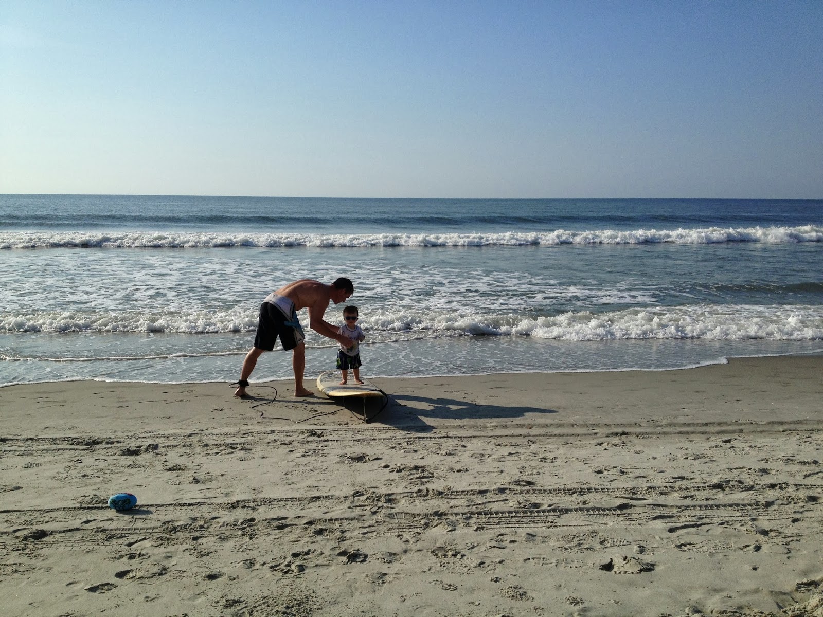 A Pair of Kings Cherry Grove Pier and first surf lesson