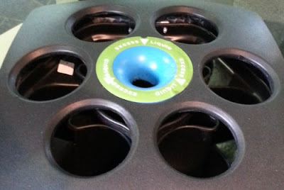 Simply Cups coffe cup recycling collectino bin - how it works