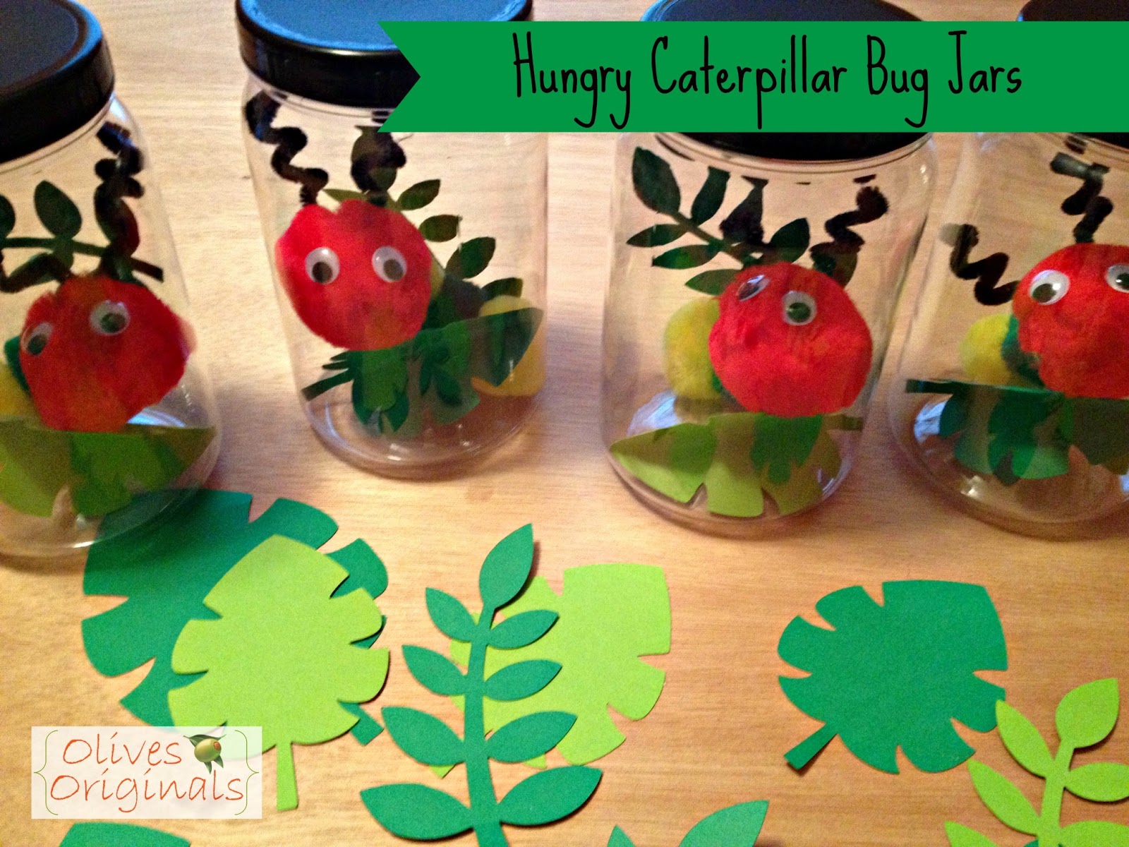 Olives Originals Tutorial Caterpillar Bug Jars