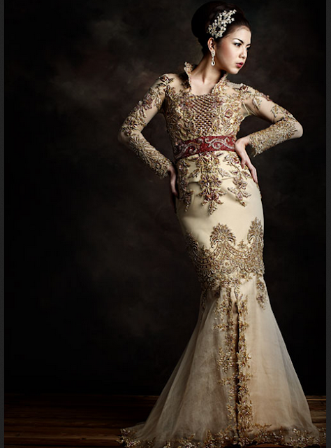 Rok kain songket model duyung Rok kain songket model duyung