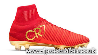 cr7 red and gold
