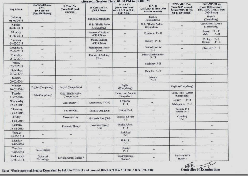 Time Table For Distance Mode Annual Examinations February 2014 Manuu time-table-for-distance-mode-annual-examinations-february-2014-manuu