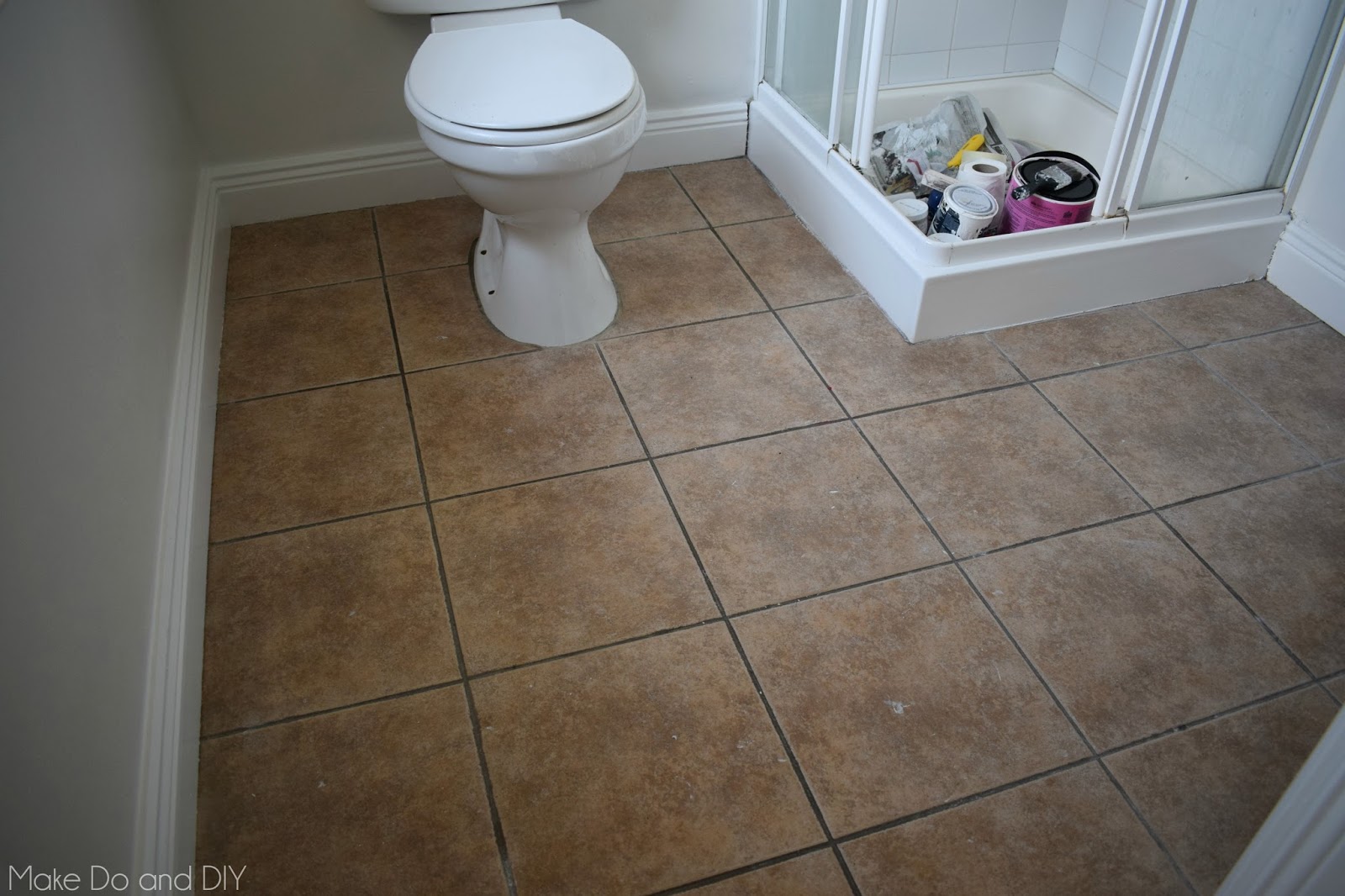 refreshing tile grout Make Do and DIY