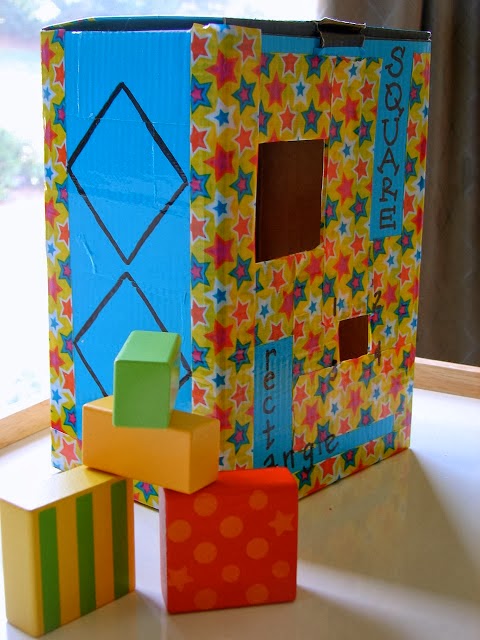 مدونة د دعاء مجدى اصنع بنفسك لعبة تصنيف الاشكال مفيدة جدا للاطفال Diy Shape Sorter