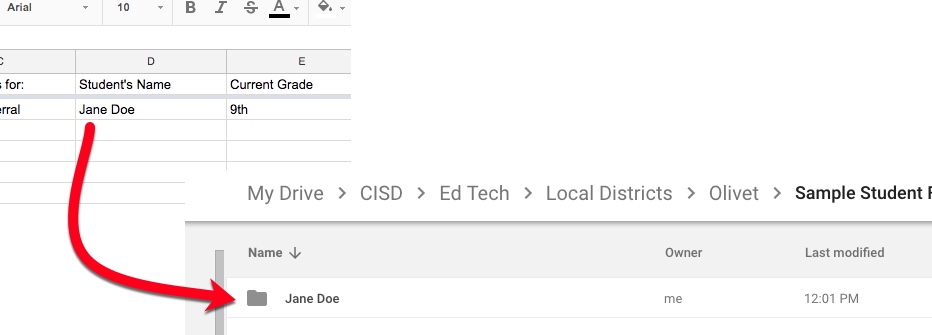 google script create a folder from form entry data script form