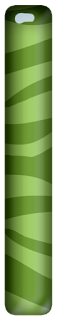 Abecedario Verde con Textura de Cebra.  Green Alphabet with Zebra Texture.