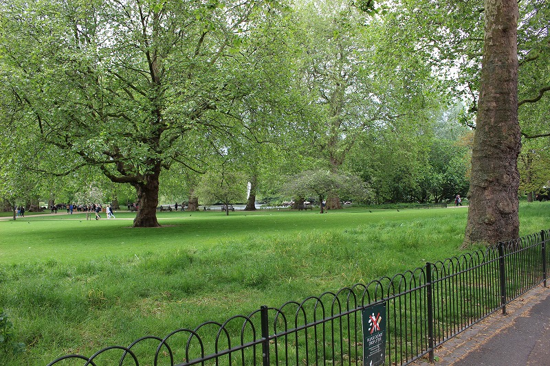 ロンドンの旅を楽しむ セント ジェームズ パーク St James S Park 宮殿付近のみどり多き素敵な公園です