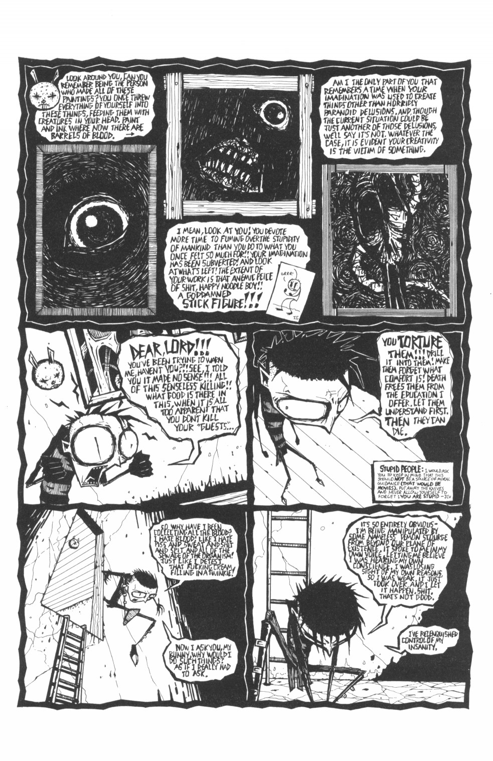 Read online Johnny the Homicidal Maniac comic -  Issue #4 - 5