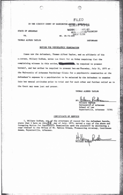 hillary clinton, children and the law