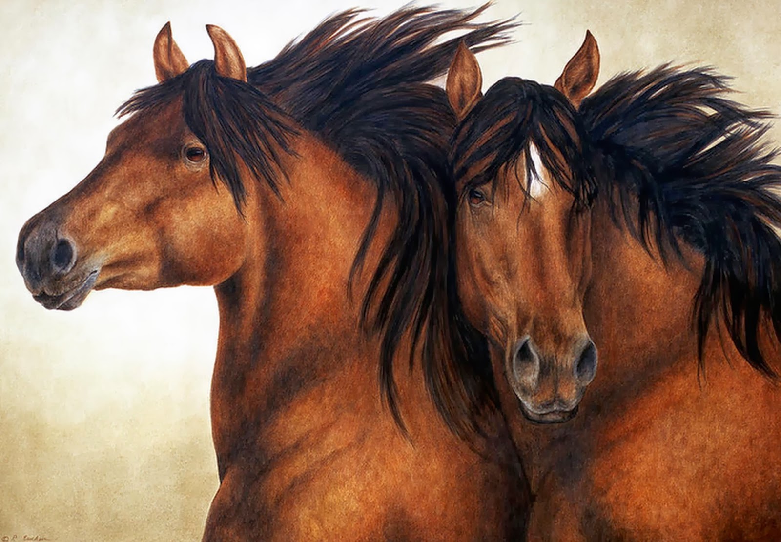 Лошадь с 2 девушками. Картина лошади. Кони в живописи. Две лошади. Картина две лошади.