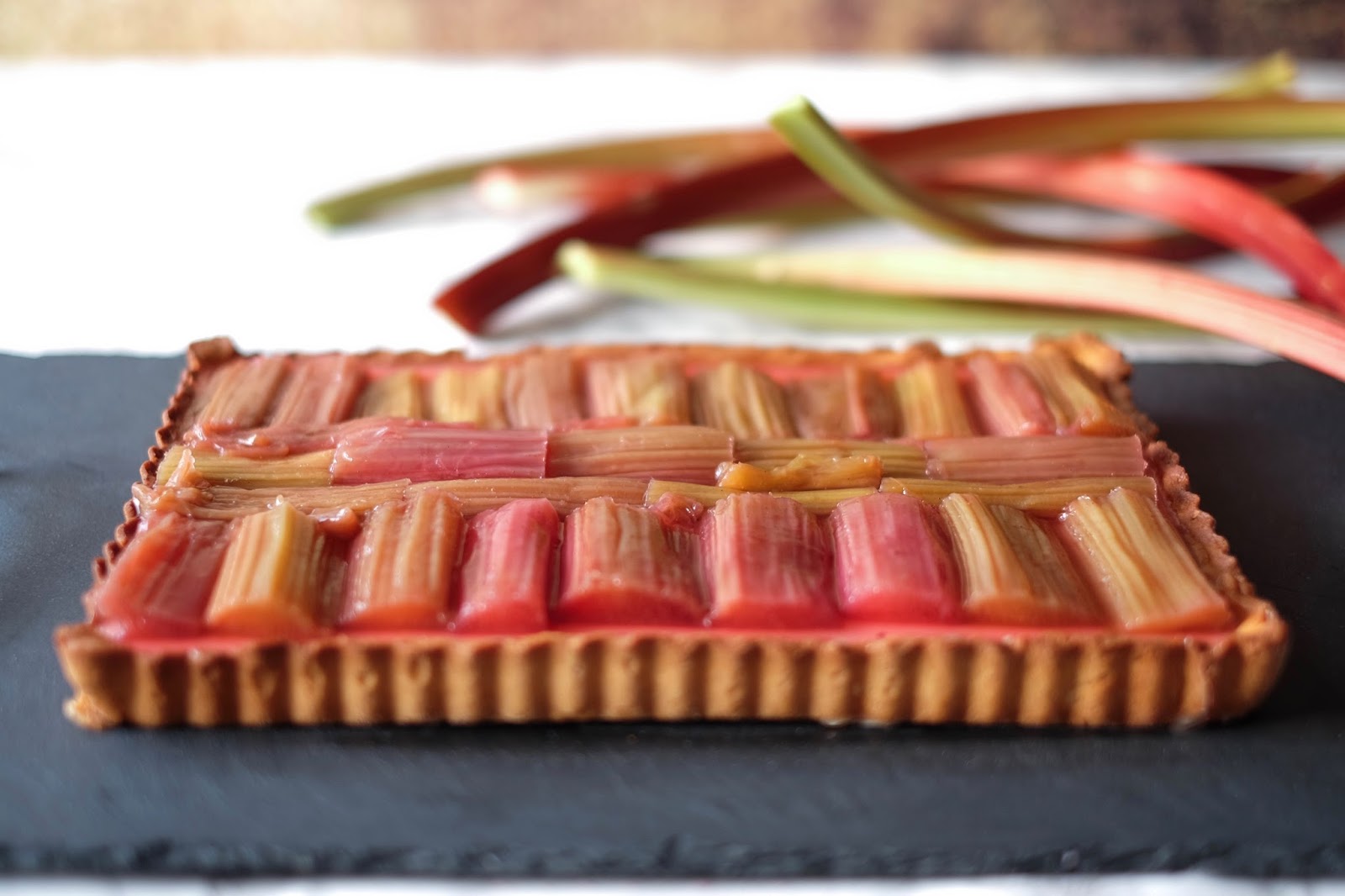 Panna Cotta Tarte mit Rhabarber | Marion&amp;#39;s Kaffeeklatsch