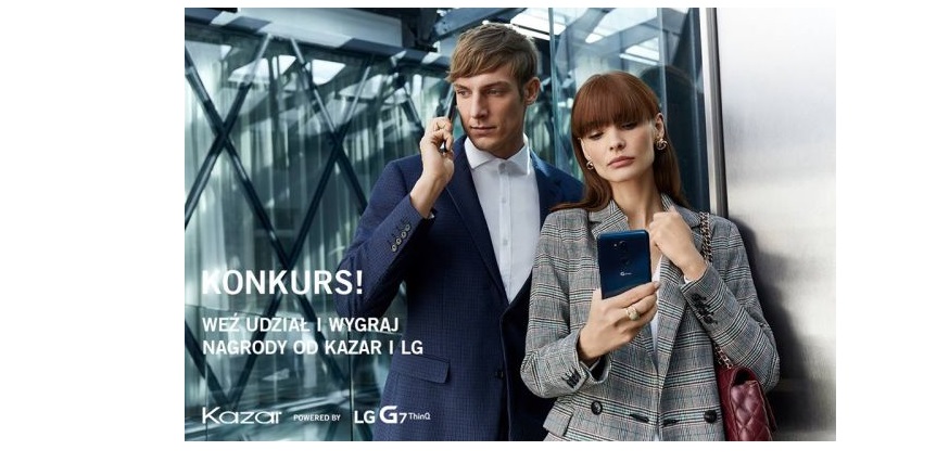 Wygraj telefon LG G7 ThinQ oraz kartę podarunkową Kazar o wartości 1000zł! Konkurs