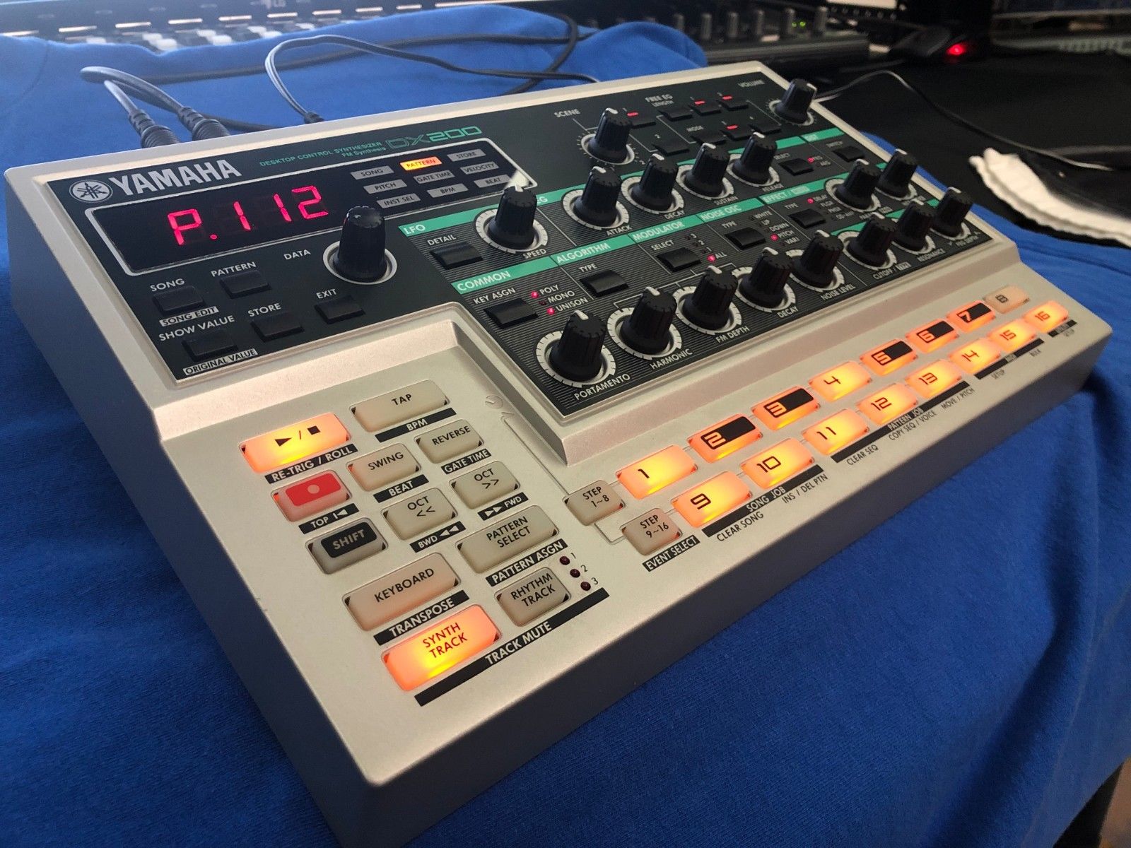 MATRIXSYNTH Yamaha DX200 Desktop Control Synthesizer FM w/ New Data Knob