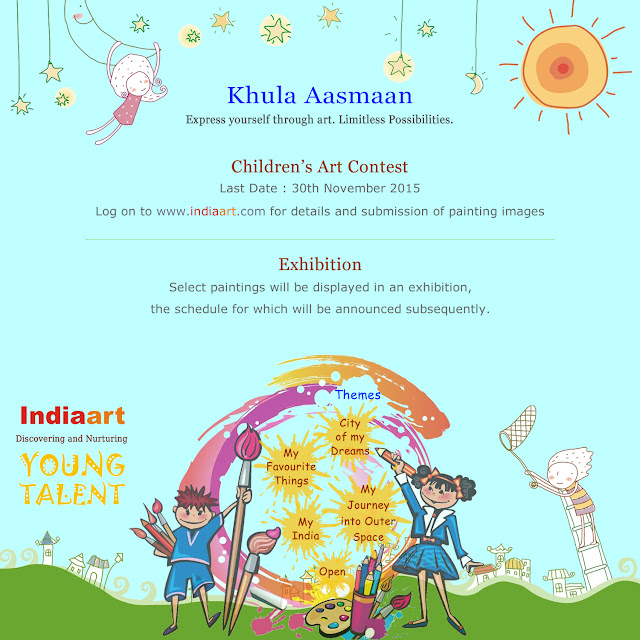 "Khula Aasmaan" - Children's Art Contest by Indiaart.com 