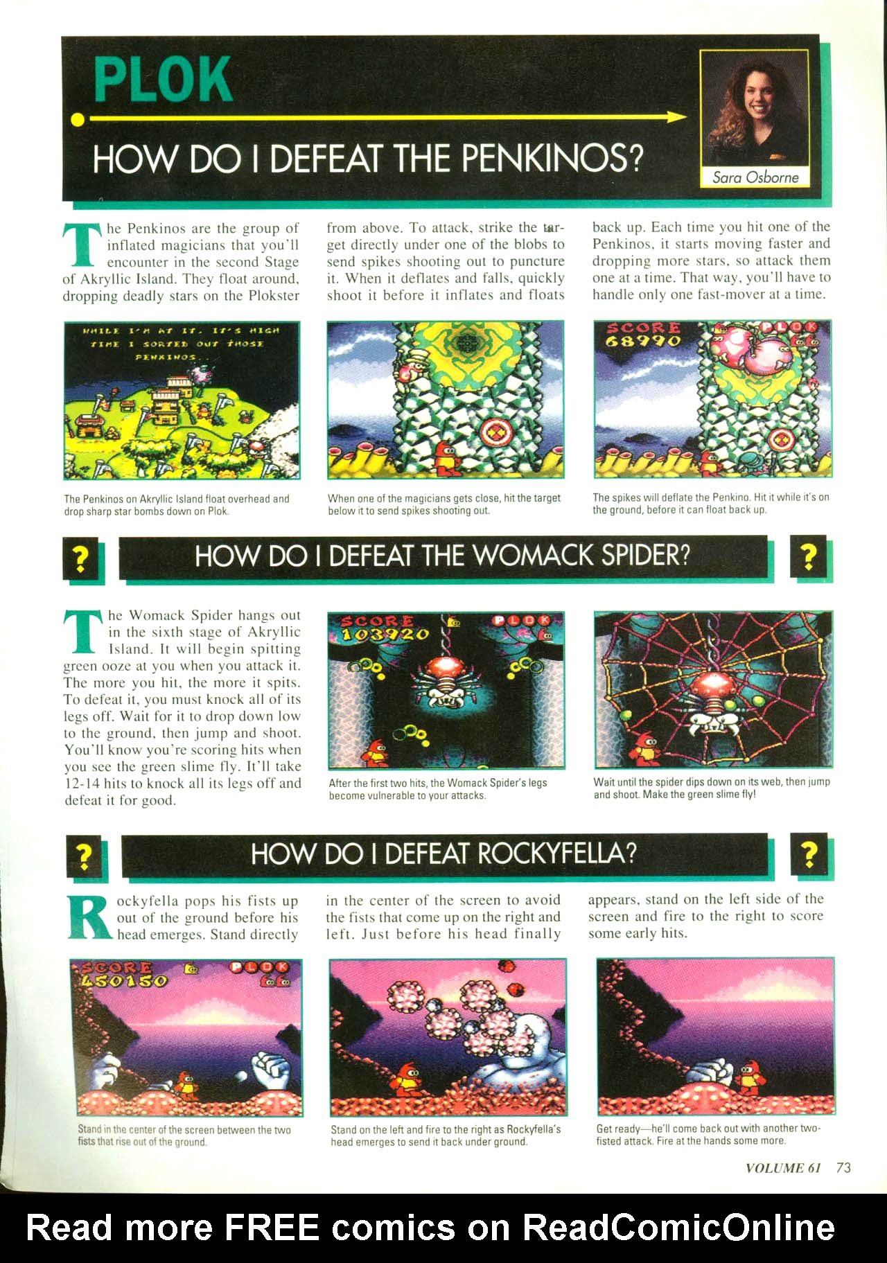 Read online Nintendo Power comic -  Issue #61 - 70