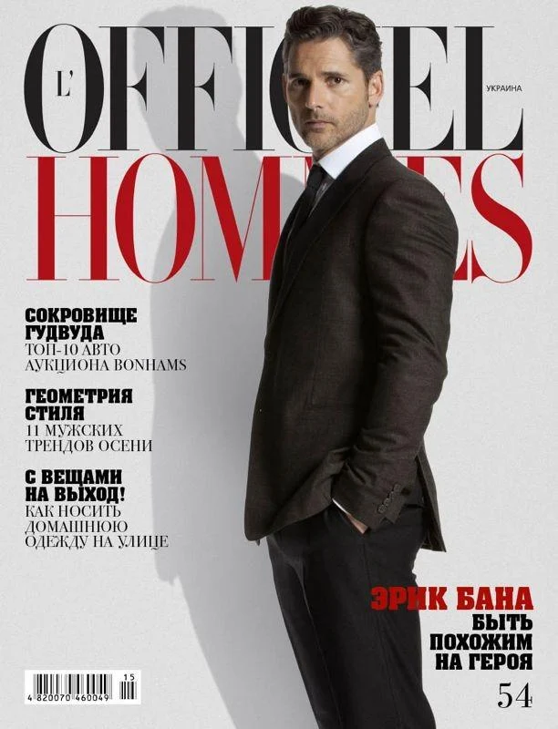 Eric Bana covers L'Officiel Hommes Ukraine Fall 2013
