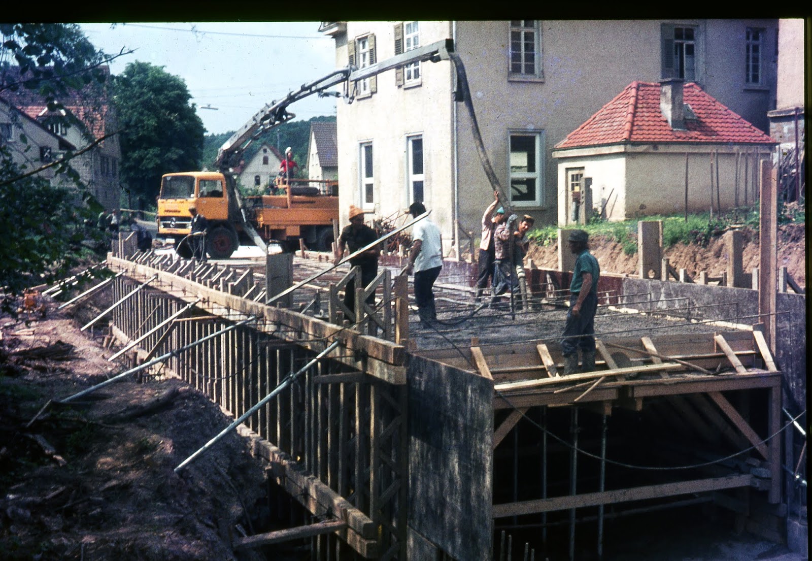 Altenburg am Neckar Der UBahnBau zu