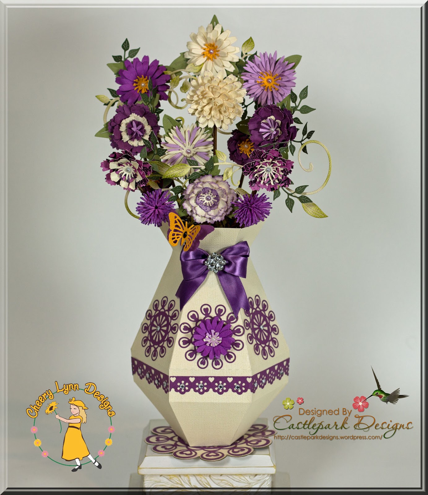 flower vase pretty purple cheery lynn designs flower vase pretty purple cheery lynn designs