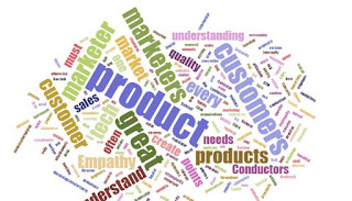Product marketing word cloud of best PMMs
