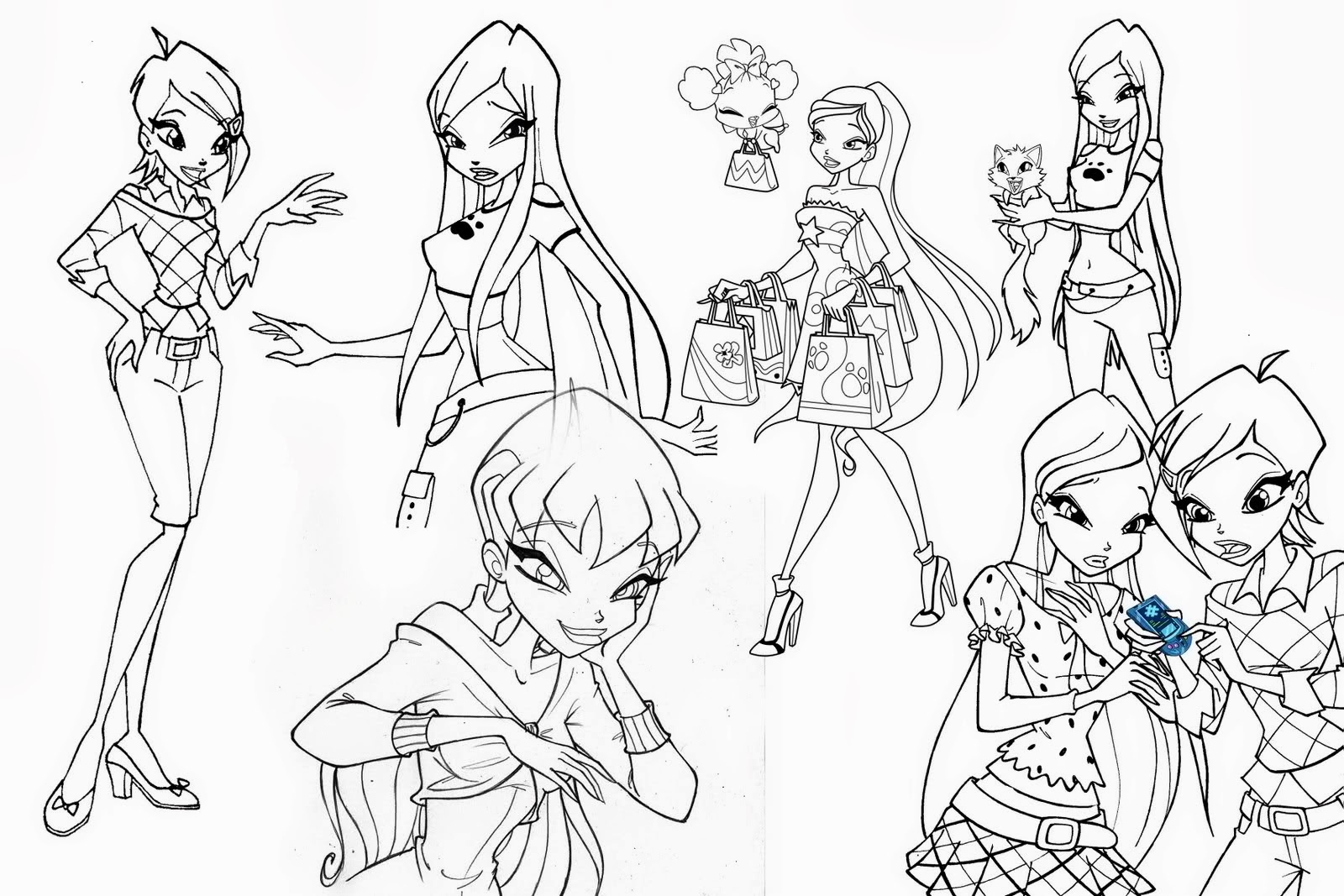 130 Disegni Delle Winx Club Da Colorare Pianetabambini It Pagine Da Colorare Disney Libri Da Colorare Disegni